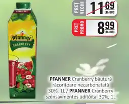 CBA PFANNER Cranberry băutură răcoritoare necarbonatată Ofertă