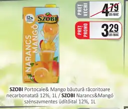 CBA SZOBI Portocale & Mango băutură răcoritoare necarbonatată 12% Ofertă