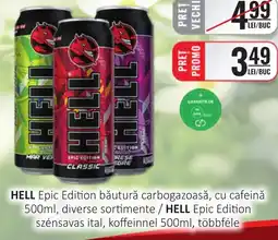 CBA HELL Epic Edition băutură carbogazoasă, cu cafeinǎ Ofertă