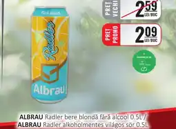 CBA ALBRAU Radler bere blondă fără alcool Ofertă