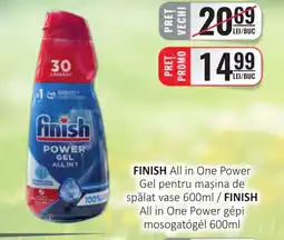 CBA FINISH All in One Power Gel pentru mașina de spălat vase Ofertă