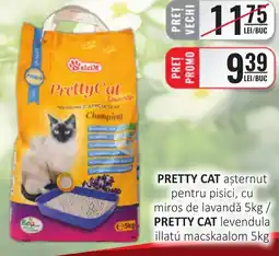 CBA PRETTY CAT aşternut pentru pisici, cu miros de lavanda Ofertă