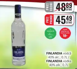 CBA FINLANDIA Vodcă 40% alc. Ofertă