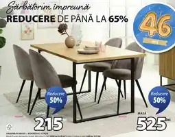 JYSK Aabenraa masă + kokkedal scaun Ofertă