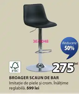 JYSK Broager scaun de bar Ofertă