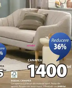 JYSK Egedal canapea Ofertă