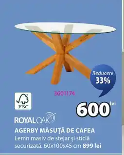 JYSK Agerby măsuţă de cafea Ofertă