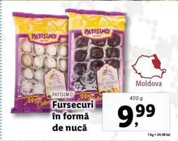 Lidl Patisimo Fursecuri în formă de nucă Ofertă