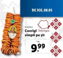 Lidl Covrigi simpli pe șir Ofertă
