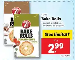 Lidl 7 DAYS BAKE ROLLS Ofertă
