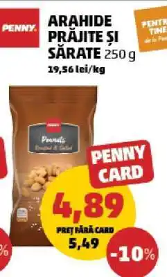 Penny Arahide prăjite și sărate 250 g Ofertă