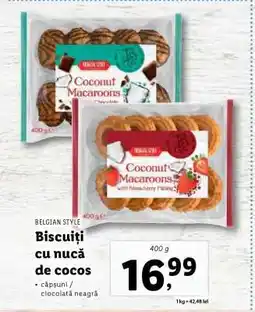 Lidl Biscuiți cu nucă de cocos Ofertă