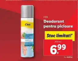 Lidl Cien Deodorant pentru picioare Ofertă