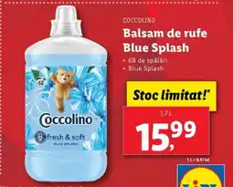 Lidl Coccolino Balsam de rufe Blue Splash Ofertă