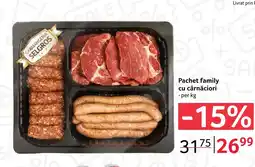 Selgros Pachet family cu cârnǎciori Ofertă