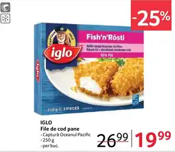 Selgros IGLO File de cod pane Ofertă