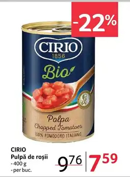 Selgros CIRIO Pulpă de roşii Ofertă