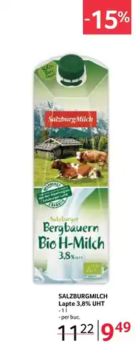 Selgros SALZBURGMILCH Lapte 3,8% UHT Ofertă