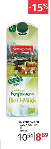 Selgros SALZBURGMILCH Lapte 1,5% UHT Ofertă