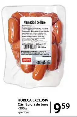 Selgros HORECA EXCLUSIV Cârnăciori de bere Ofertă