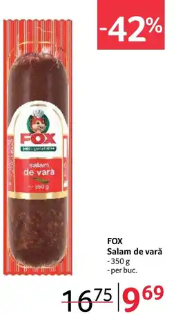 Selgros FOX Salam de vară Ofertă