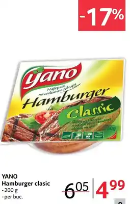Selgros YANO Hamburger clasic Ofertă