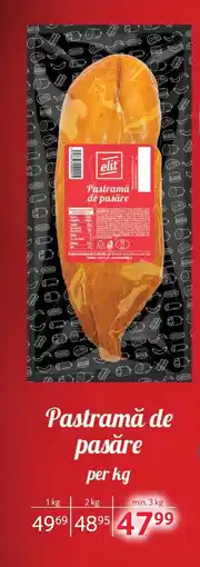 Selgros Pastramă de pasăre Ofertă