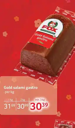 Selgros Gold Salami gastro Ofertă