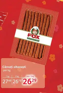 Selgros Cârnaţi olteneşti Ofertă