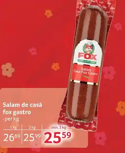 Selgros Salam de casă fox gastro Ofertă