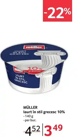 Selgros MÜLLER laurt în stil grecesc 10% Ofertă