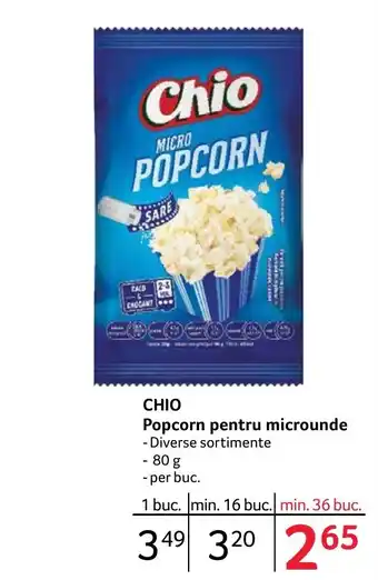 Selgros CHIO Popcorn pentru microunde Ofertă