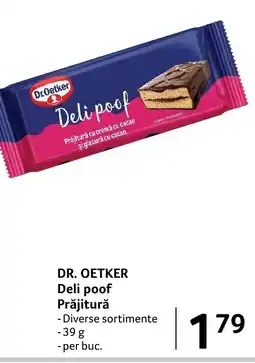 Selgros DR. OETKER Deli poof Prăjitură Ofertă
