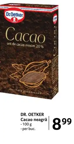 Selgros DR. OETKER Cacao neagră Ofertă