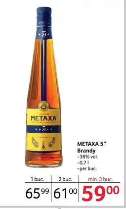 Selgros METAXA 5 Brandy Ofertă