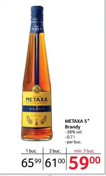 Selgros METAXA 5 Brandy Ofertă