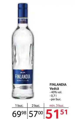Selgros FINLANDIA Vodcă Ofertă