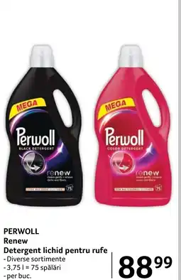 Selgros PERWOLL Renew Detergent lichid pentru rufe Ofertă