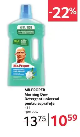 Selgros MR.PROPER Morning Dew Detergent universal pentru suprafețe Ofertă