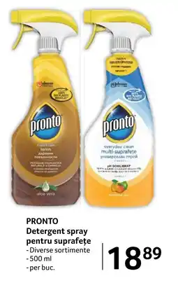 Selgros PRONTO Detergent spray pentru suprafeţe Ofertă