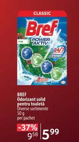 Selgros BREF Odorizant solid pentru toaletă Ofertă