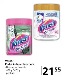 Selgros VANISH Pudra indepartare pete Ofertă