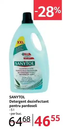 Selgros SANYTOL Detergent dezinfectant pentru pardoseli Ofertă