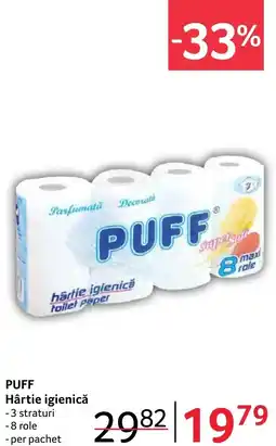 Selgros PUFF Hârtie igienică Ofertă