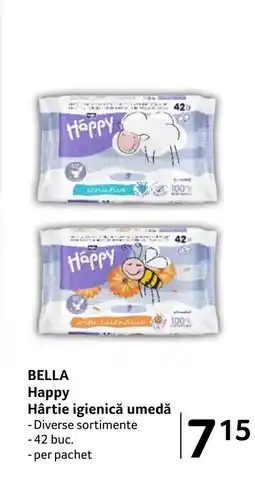 Selgros BELLA Happy Hârtie igienică umedă Ofertă