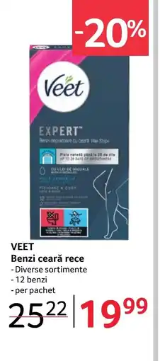 Selgros VEET Benzi ceară rece Ofertă
