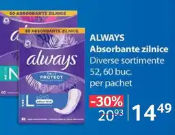 Selgros ALWAYS Absorbante zilnice Ofertă