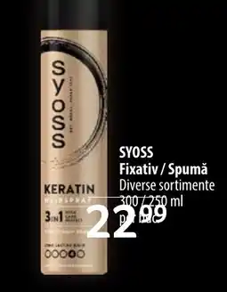 Selgros SYOSS Fixativ/Spumă Ofertă