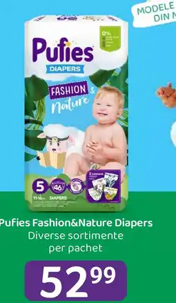 Selgros Pufies Fashion&Nature Diapers Ofertă