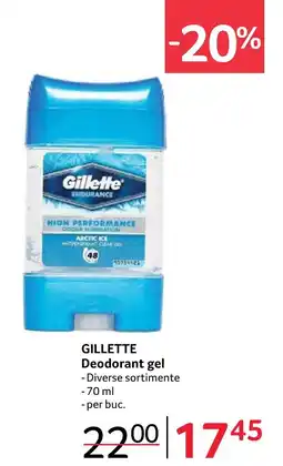 Selgros GILLETTE Deodorant gel Ofertă